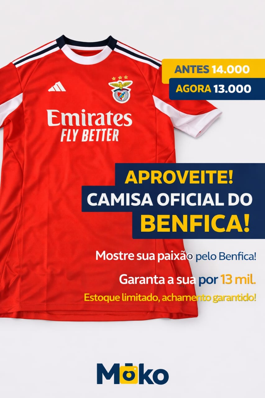 Camisola oficial do Benfica 